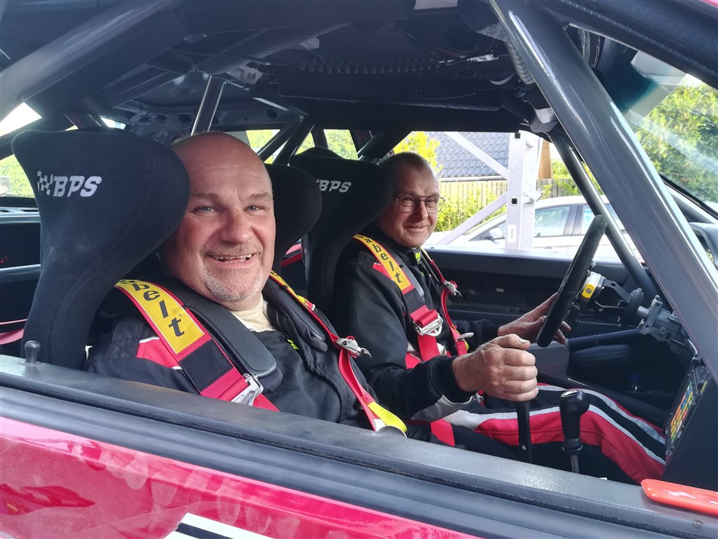 Store smil på målrampen.
(Foto: Christian Fisker)